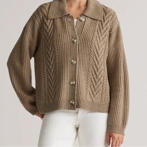 Australian Merino Wool Collared Cable
Cardigan